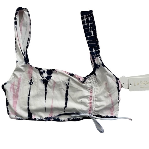 NWT L*SPACE Tie Dye Wilder Bikini Top Medium - Picture 5 of 8